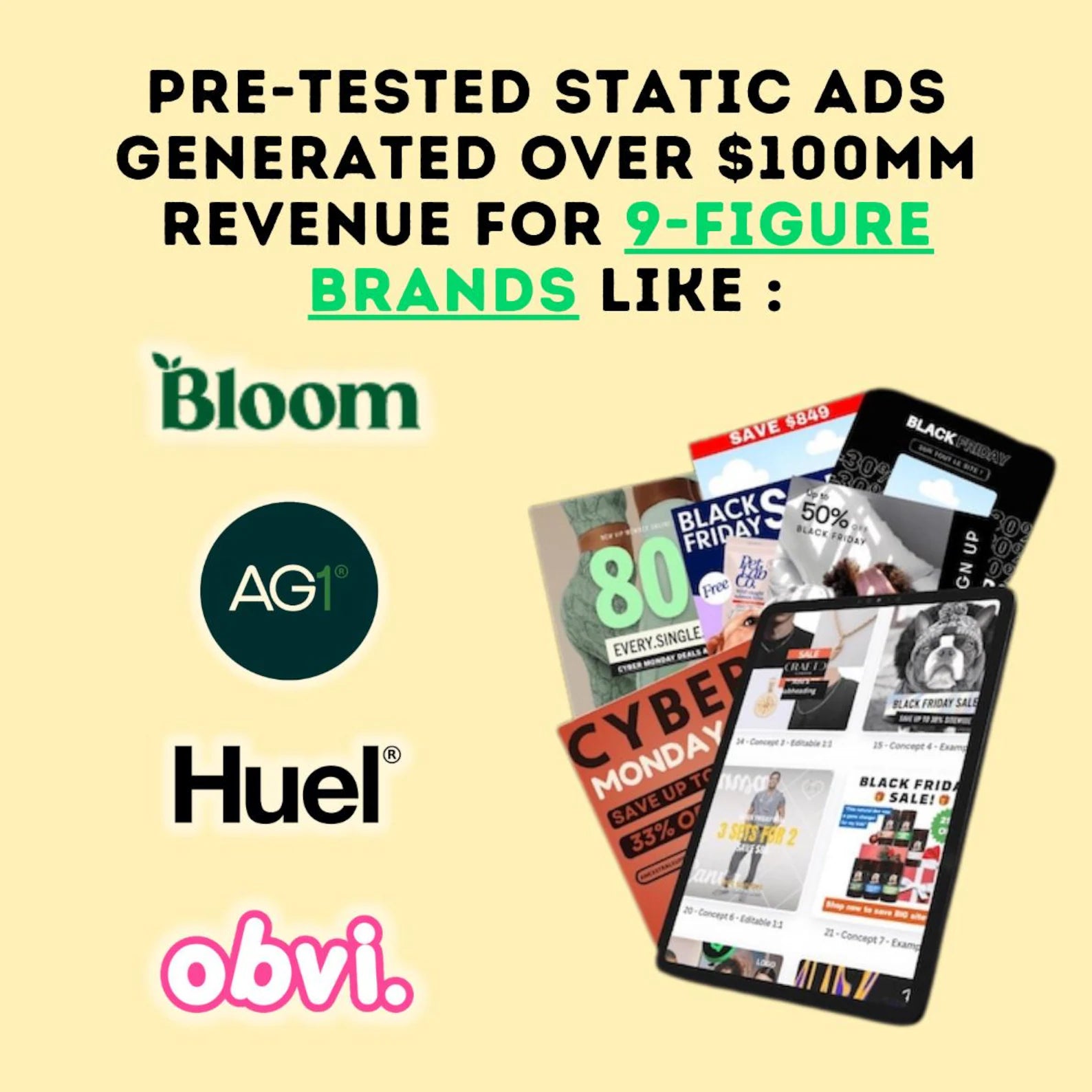 1000+ Meta Ad Templates Canva Bundle: Marketing Ads, Email Templates