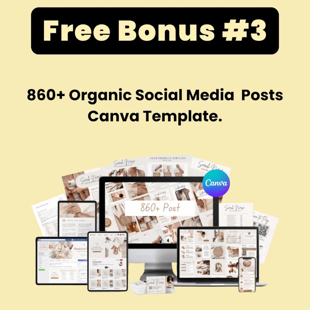 1000+ Meta Ad Templates Canva Bundle: Marketing Ads, Email Templates